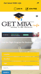 Mobile Screenshot of getmba.info